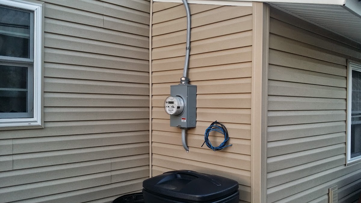 Meter and service installation for generator hookup